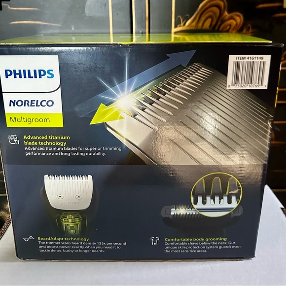 Philips Norelco Multigroom Titanium blades All-in-one 18 in 1 Trimmer New Sealed - Picture 6 of 10